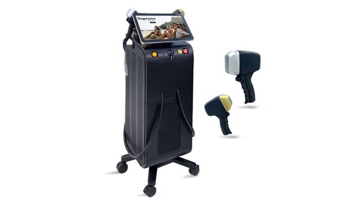 دستگاه لیزر موهای زائد تیتانیوم پلاس