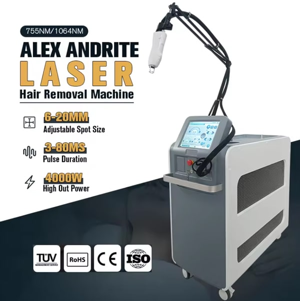 دستگاه لیزر الکساندرایت کندلا