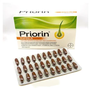 قرص پریورین تقویت رشد مو و کاهش ریزش مو 30 عددی اورجینال آلمان